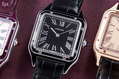 cartier santos dumont vs santos|cartier santos dumont black lacquer.